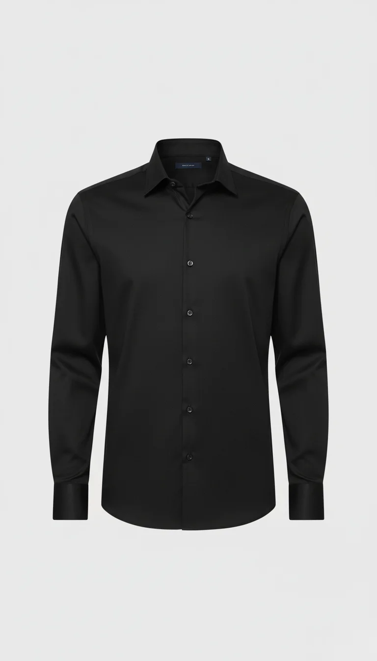 Black Premium Formal Shirt Overview