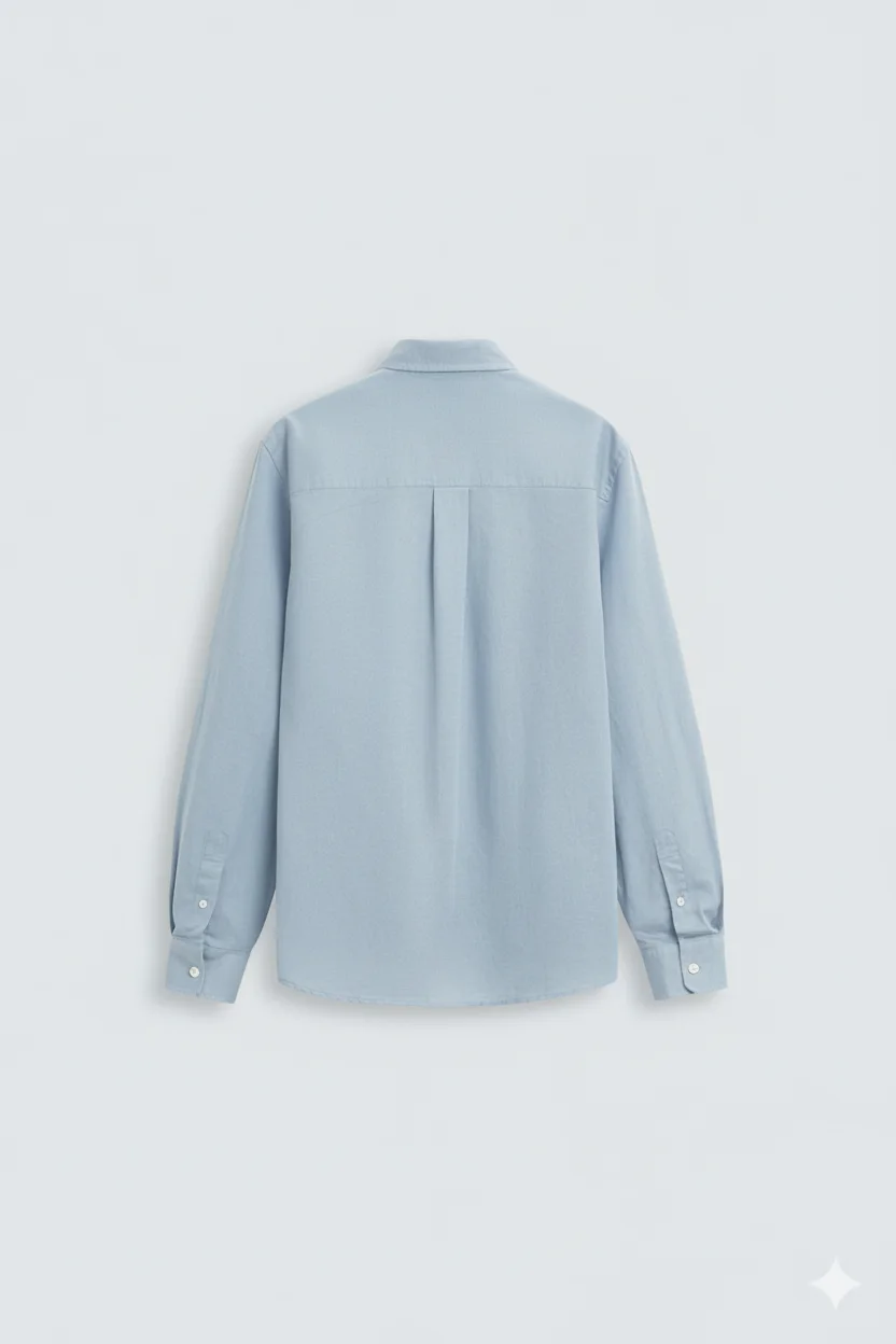 Blue Premium linen Casual Shirt Side