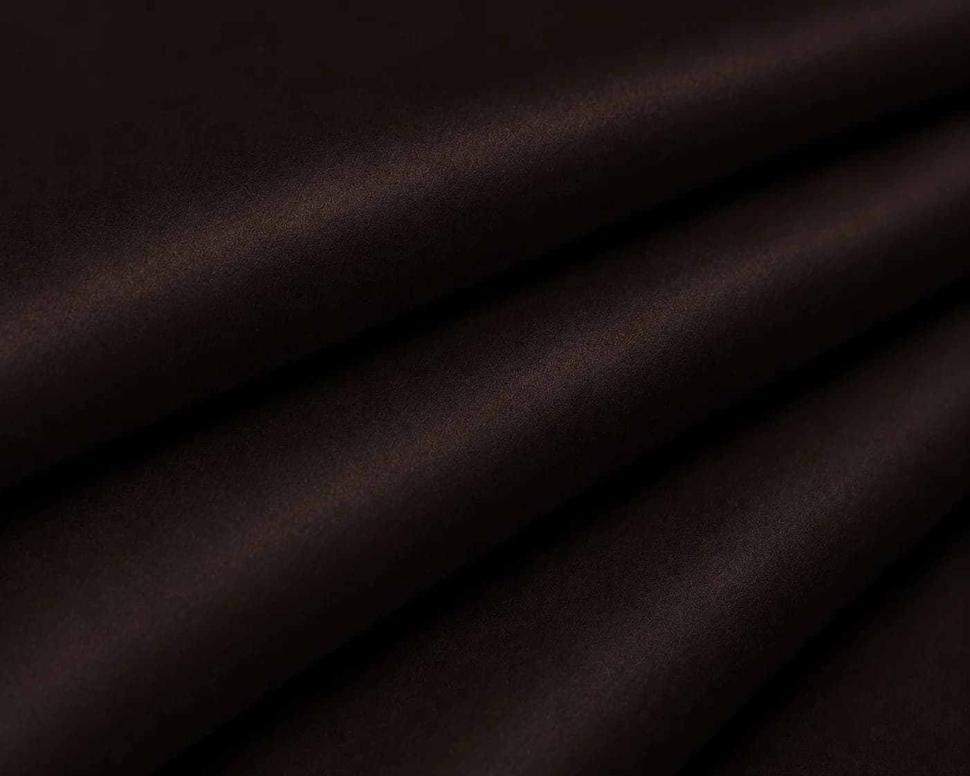 Cotton satin fabric (dark espresso brown) Drape