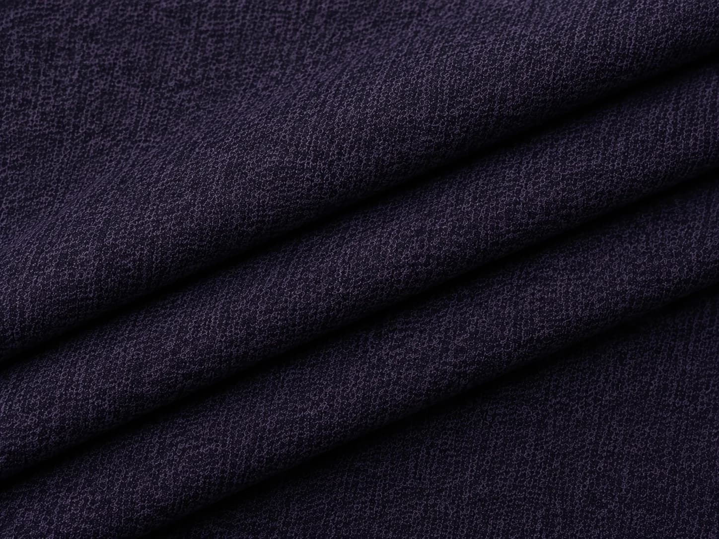 Deep Plum Textured Jacquard Fabric Drape