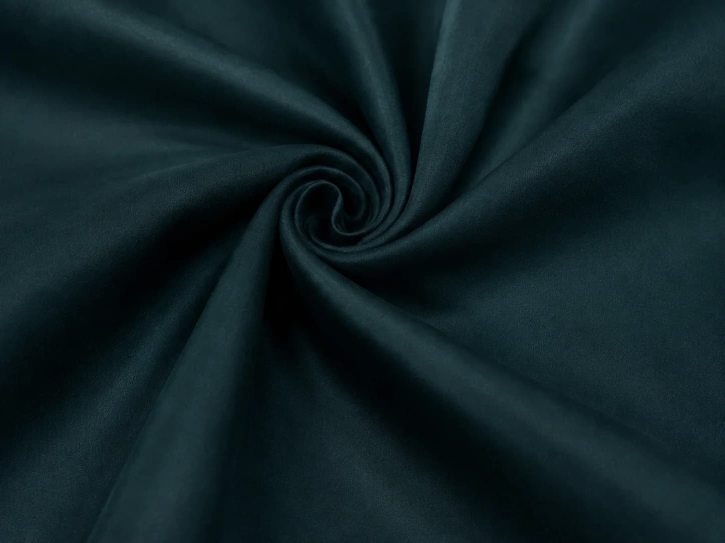 Deep Teal Blue Cotton Satin Fabric
