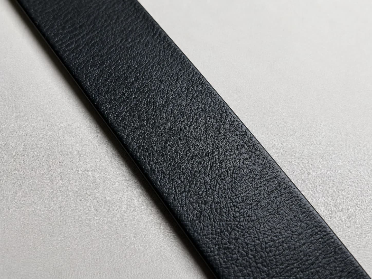Heritage Black Classic Leather Belt Back