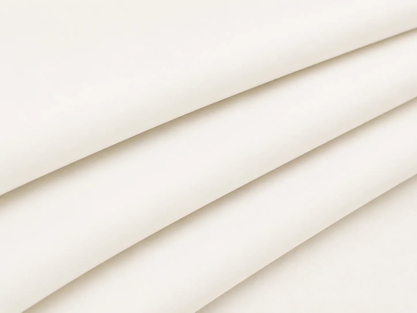 Ivory Cotton Satin Fabric Drape