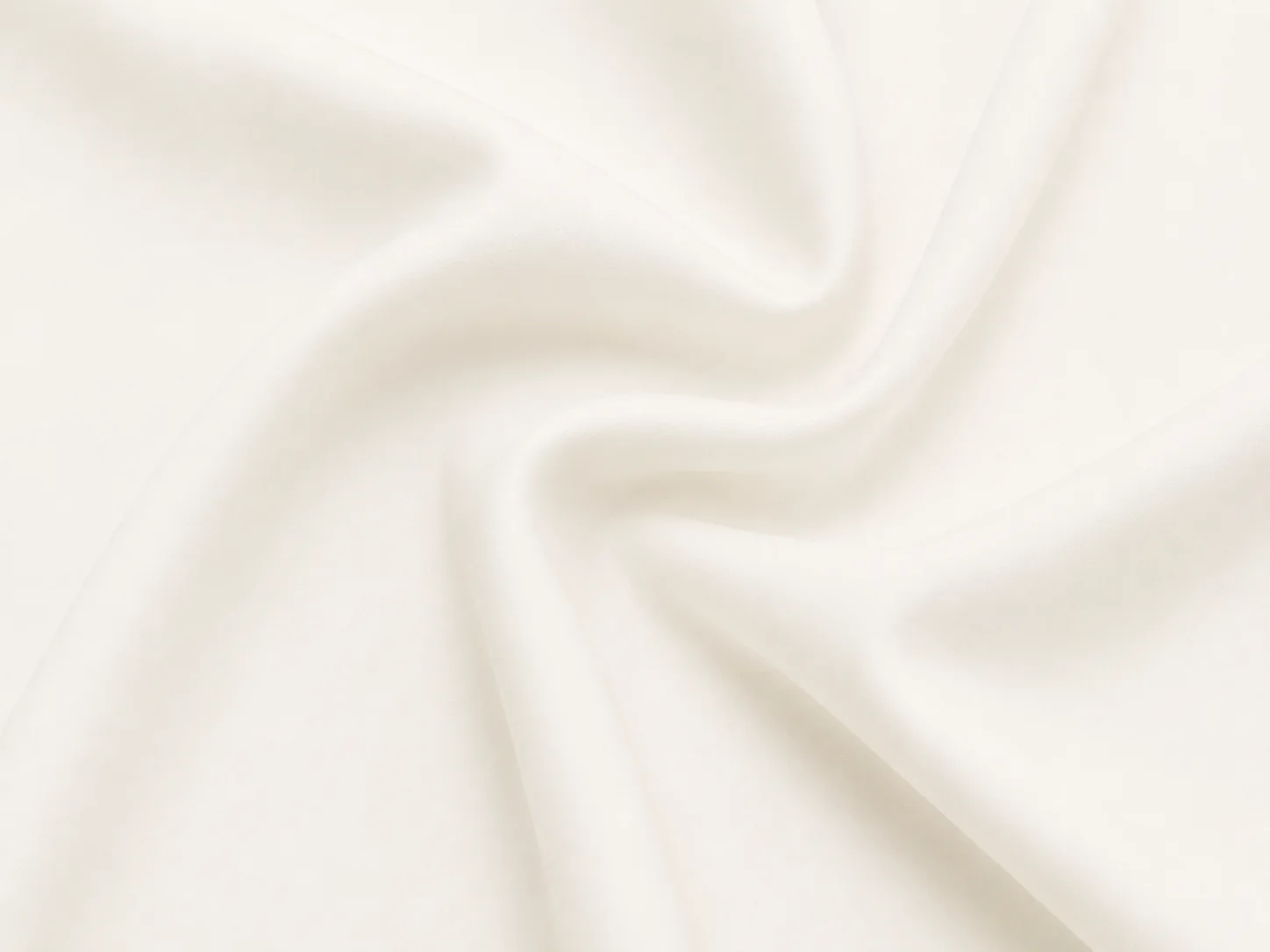 Ivory Cotton Satin Fabric On the bench