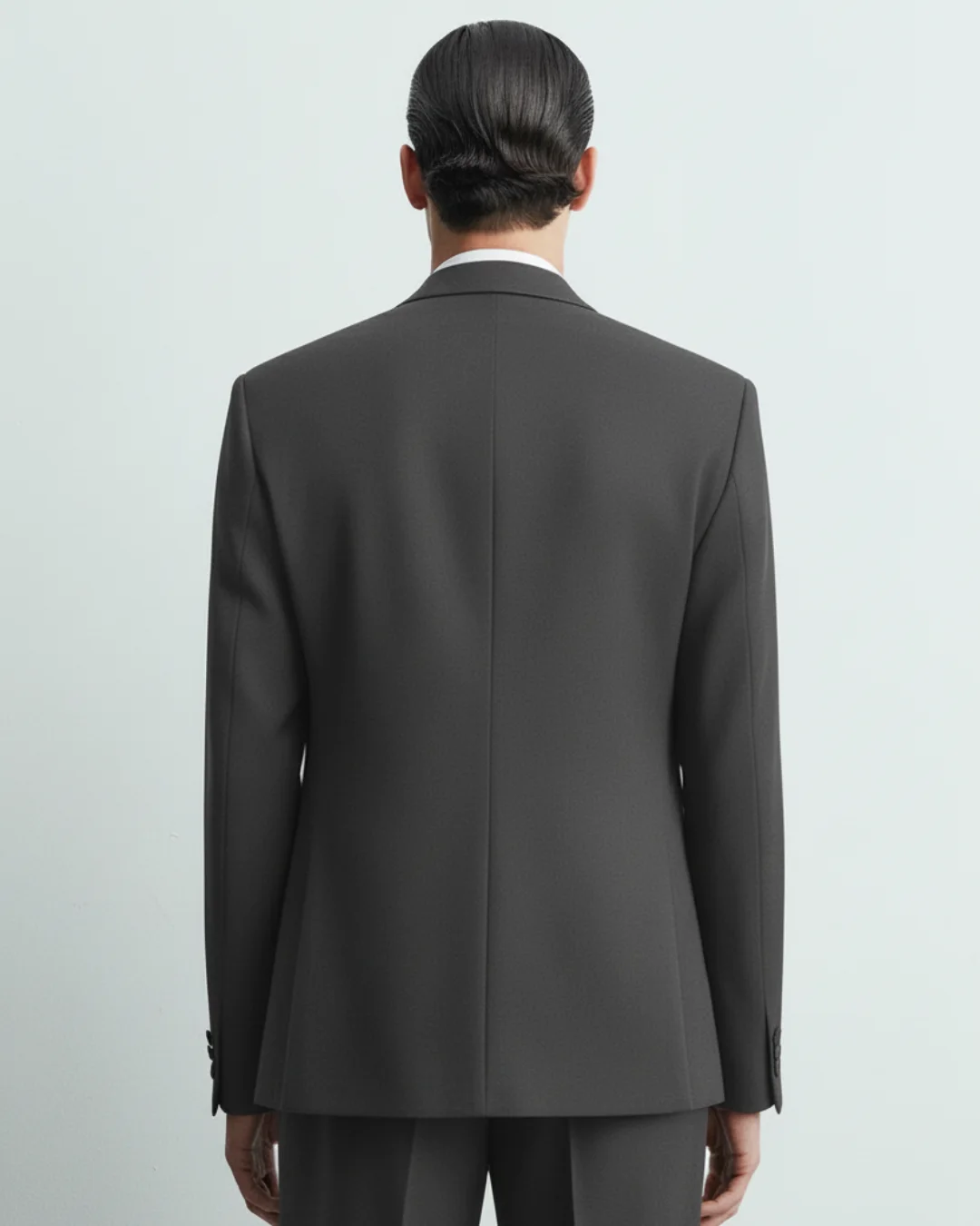 Men's Charcoal Grey Premium Tailored Suit overview