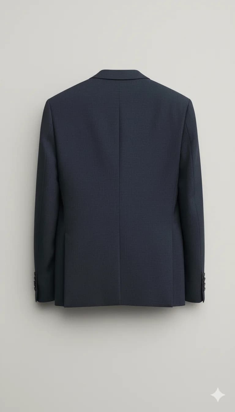 Men’s Midnight Blue Tailored Suit Side