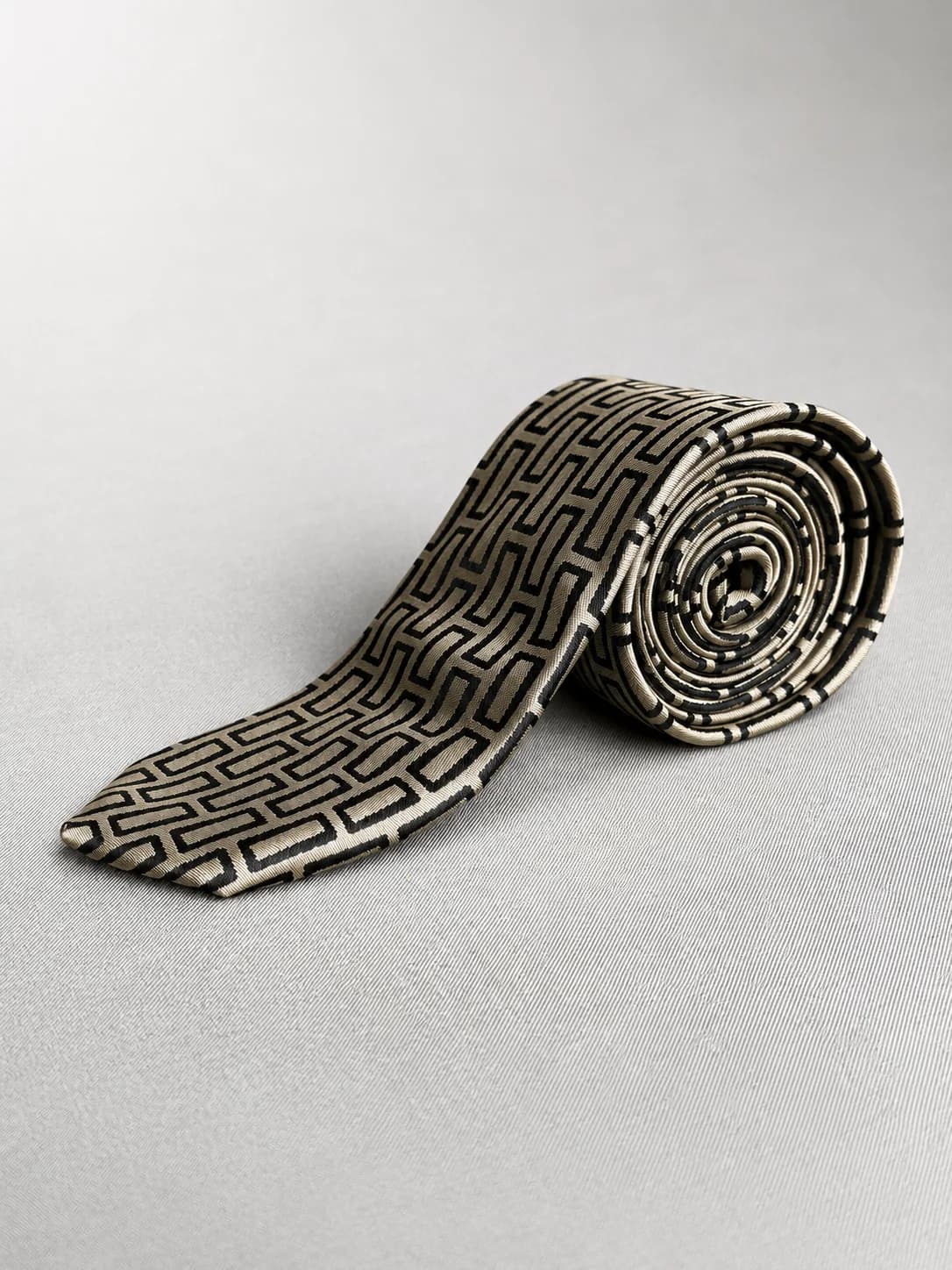 Monarch Maze Designer Necktie Back
