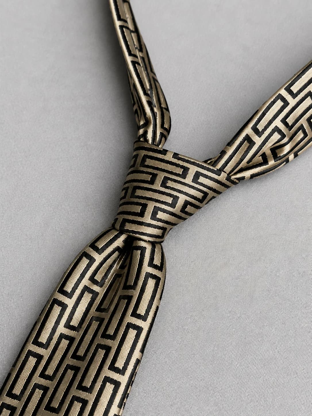 Monarch Maze Designer Necktie overview