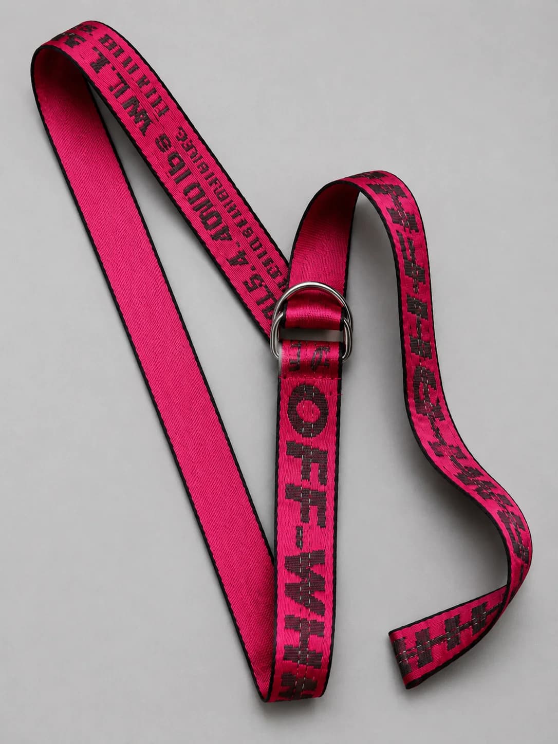 Neon Pulse Graphic Web Belt Side
