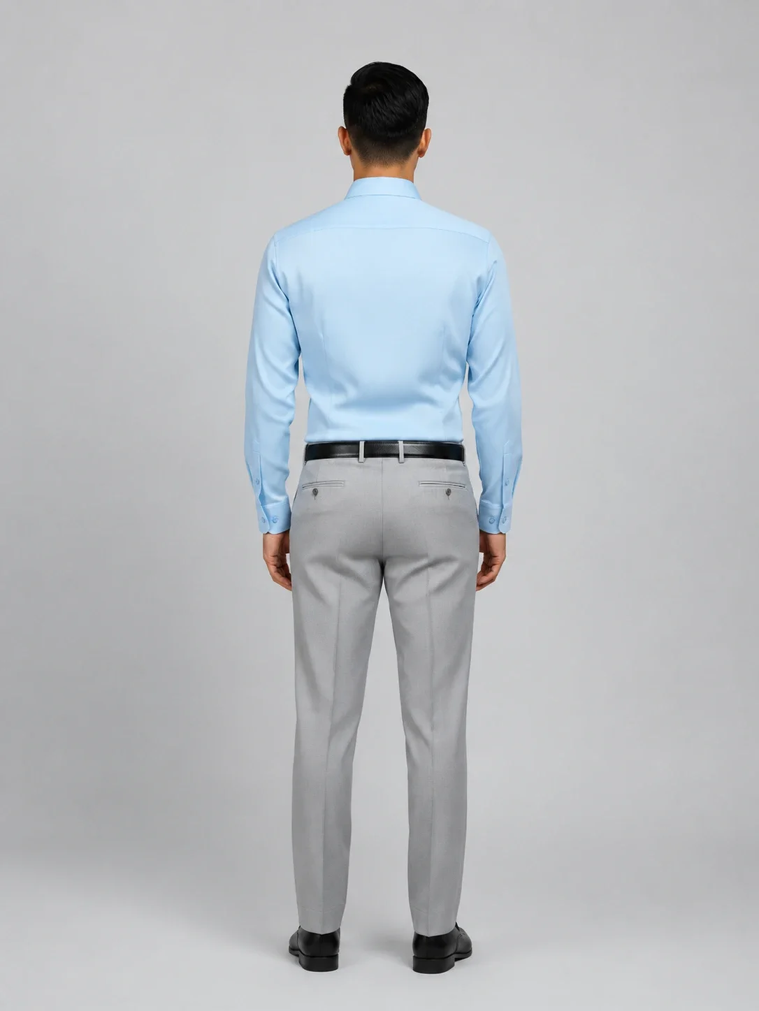 Sky Blue cotton Premium Formal Shirt overview