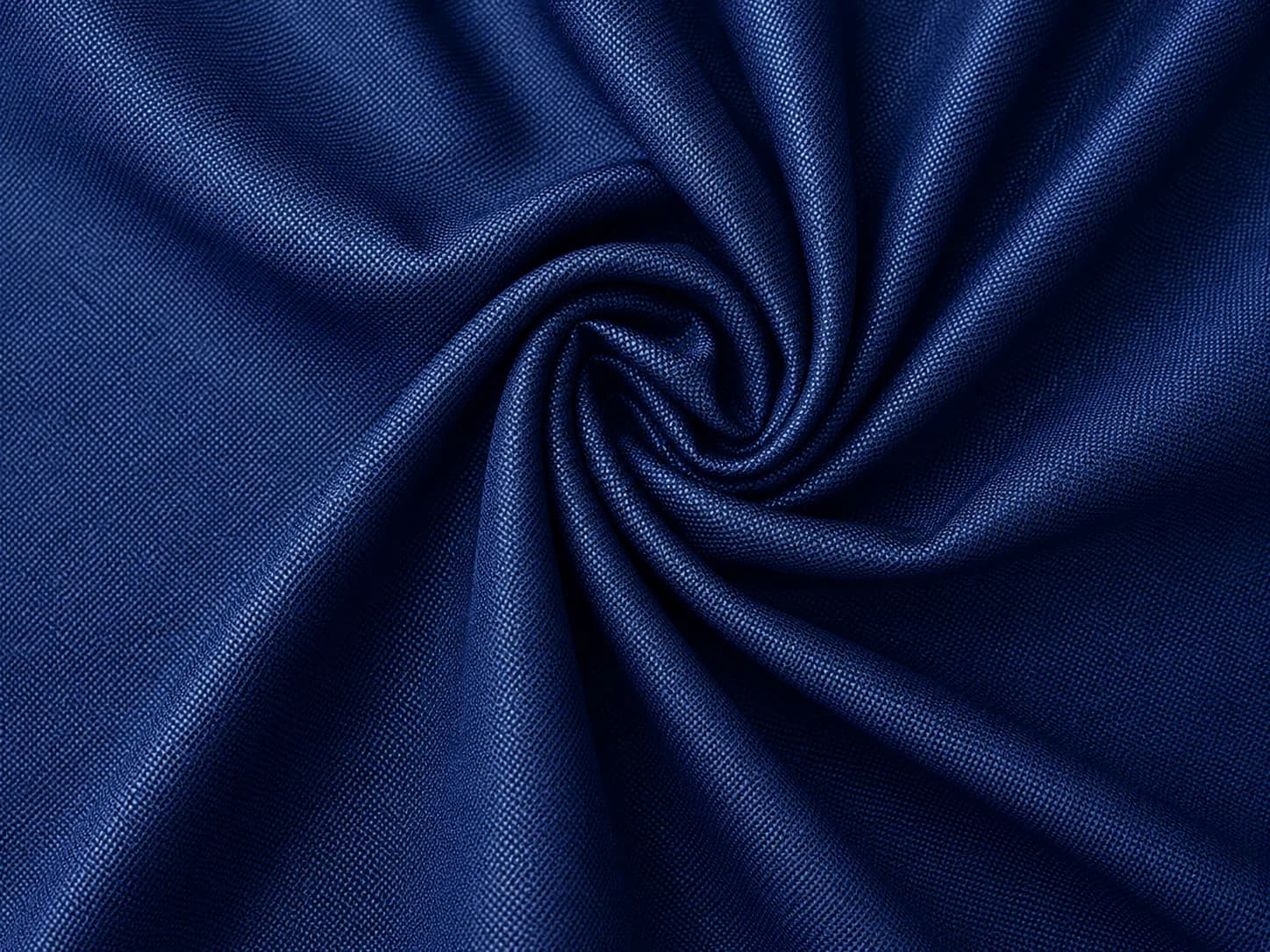 Soft Poly Cotton Blend Fabric – Royal Blue Texture