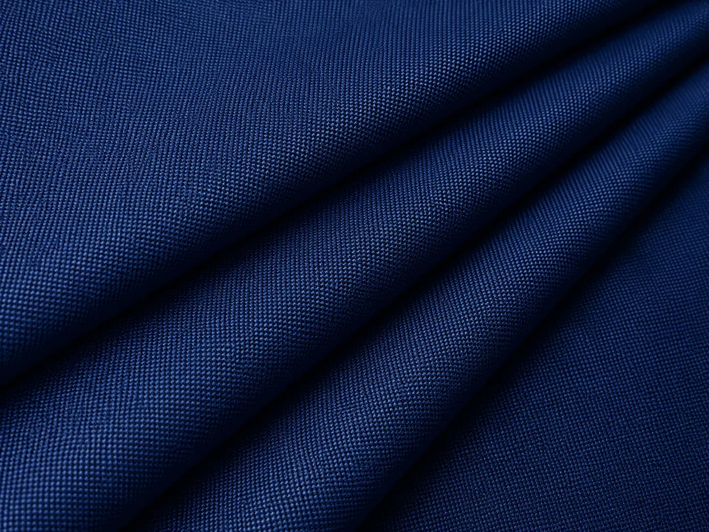 Soft Poly Cotton Blend Fabric – Royal Blue Drape