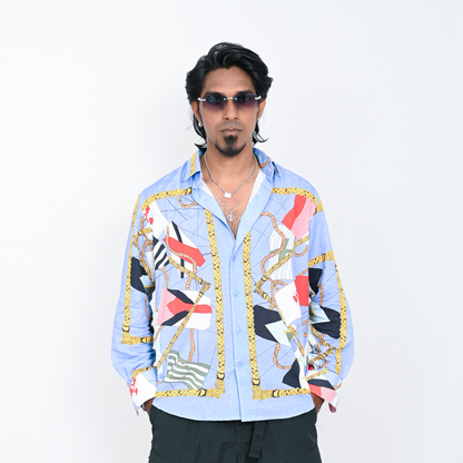 Coastal Charm men's Linen Shirt