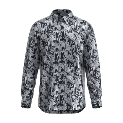 Marbled Effect Dress Shirt