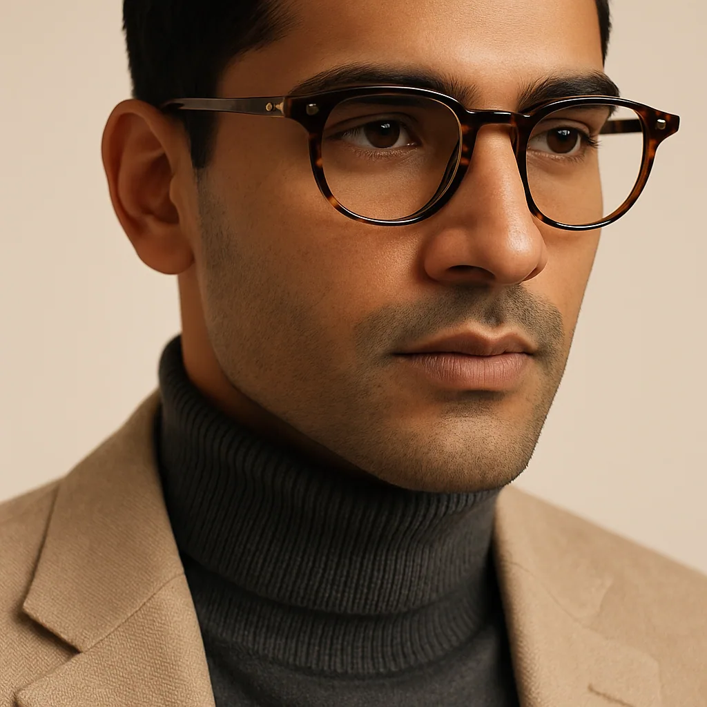 Tortoiseshell Acetate Frames Detail
