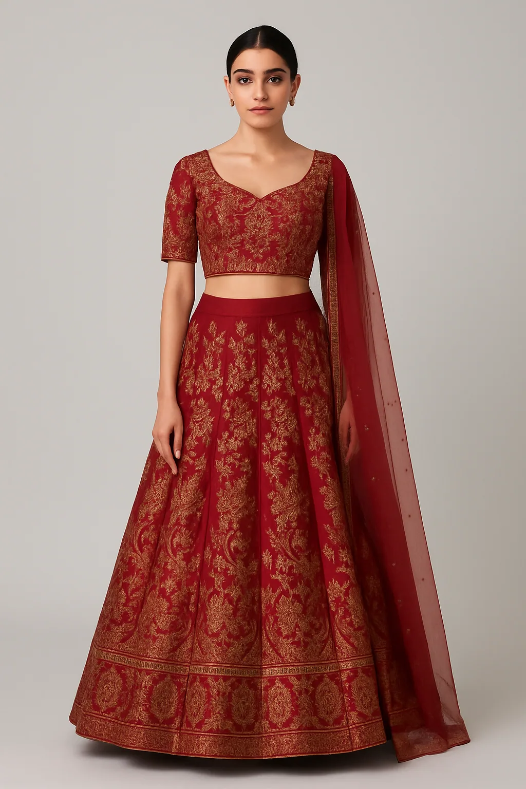 Embroidered Festive Lehenga