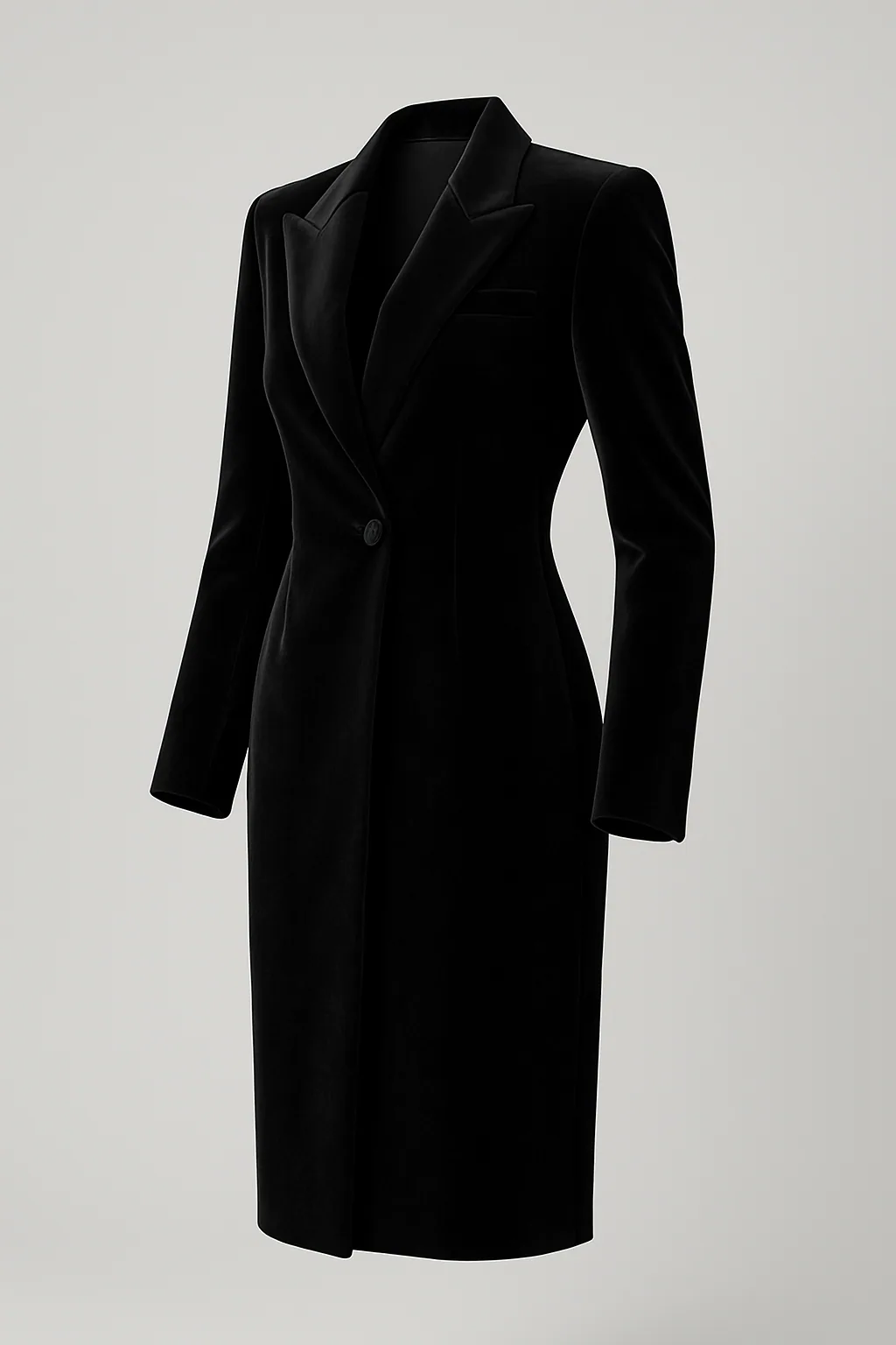 Velvet Blazer Dress Overview